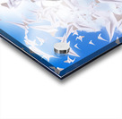 Insane business man with busy travel schedule Acrylic print