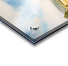 Puddled fields and distant hills Acrylic print