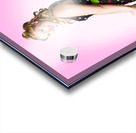 Cute Pin-Up Style Fashion Model In Retro Dress Acrylic print