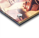 Chocolate tableware destruction Acrylic print