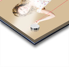 Swing pinup girl with beauty make-up and hairstyle Acrylic print