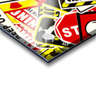 Street sign city Acrylic print