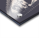 Midnight frill Acrylic print