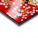 With sleds and snowflakes Acrylic print