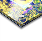 Swirling sea of colorful owl charms Acrylic print