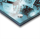 Golfing in the rain Acrylic print