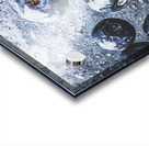 Deepest blacks are blue Acrylic print