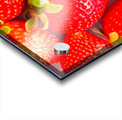 Vibrant fresh strawberries Acrylic print