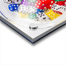 Squares and rounds Acrylic print