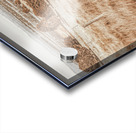 Expansive hills and rustic fencing Acrylic print