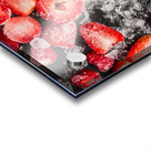 Frozen Strawberries Acrylic print