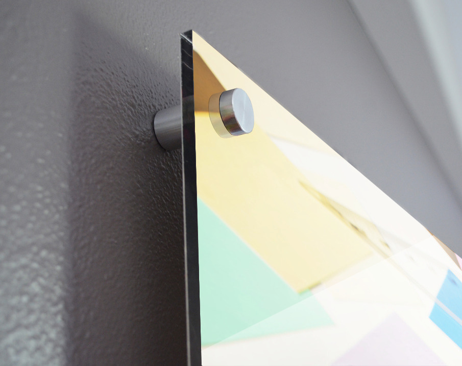 Design in abstract geometry Acrylic print of