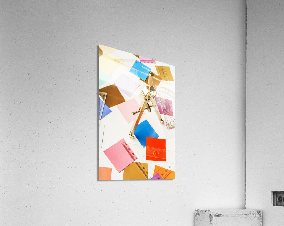 Design in abstract geometry Acrylic Print