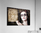 Sugar skull mechanical romance Acrylic Print