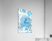 Litecoin design Acrylic Print