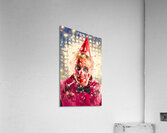 Possessed dead girl at nightclub wake. Monster rave Acrylic Print