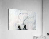 Romantic snow vacation Acrylic Print