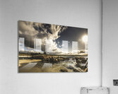 Smoke like clouds on The Bay Of Fires Acrylic Print