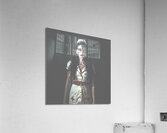 Nightmare nurse standing dead in haunted hospital Acrylic Print