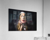 Elf sharing the magic of christmas Acrylic Print