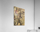 Vintage robot charging zone Acrylic Print