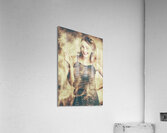 Smoking hot pin-up housewife Acrylic Print