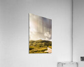 Tasmanian Mountain Against Dramatic Sky Acrylic Print