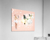 Beautiful cupid woman firing romance arrows Acrylic Print