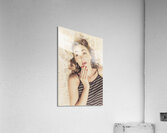 Comics collector pin up girl Acrylic Print