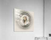 Boating pin-up woman on nautical shipping voyage Acrylic Print