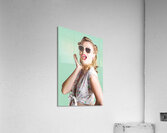 Pinup shouting out loud Acrylic Print