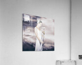 Charming woman with romantic sentiment Acrylic Print