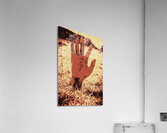 Vintage horror poster art  Acrylic Print