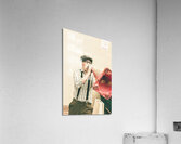 Traffic cone spruiker Acrylic Print