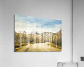 Rural road to Australian mountains Acrylic Print