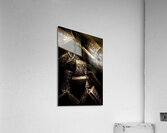 Dark chocolate confectionary macro Acrylic Print