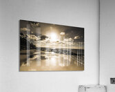 Sun sand and sea reflection Acrylic Print