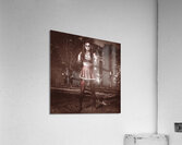 Walking dead schoolgirl stumbling back to school Acrylic Print