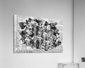 Ink and block Acrylic Print