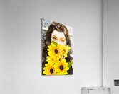Woman With Flowers Acrylic Print