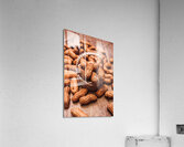 Peanuts in tiny basket in close-up Acrylic Print
