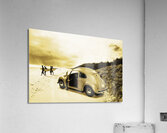 Vintage Surfing Scene Acrylic Print