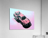 Retro race colours Acrylic Print