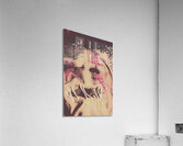 Vintage scarecrow mask Acrylic Print