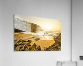 Golden seascape Acrylic Print