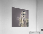 Classical female in vintage fashion accessories Acrylic Print