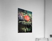 Twisted evil clown portrait Acrylic Print