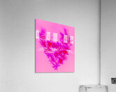 Love bug pop heart Acrylic Print