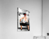 Cleaning Lady With A Dream Acrylic Print