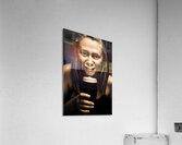 St Patrick’s Day woman imitating an Irish man Acrylic Print